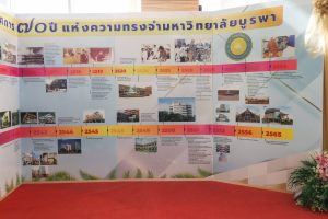 นิทรรศการ 70 ปี แห่งความทรงจำ มหาวิทยาลัยบูรพา